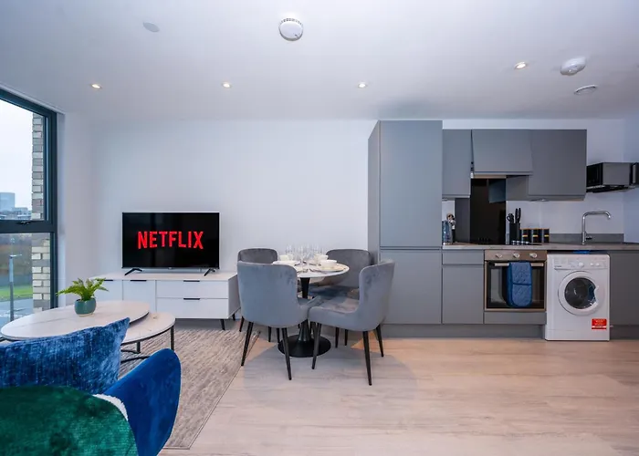 Appartamento Cosy 1 Bed - Perfect For Long By Valore Services Manchester