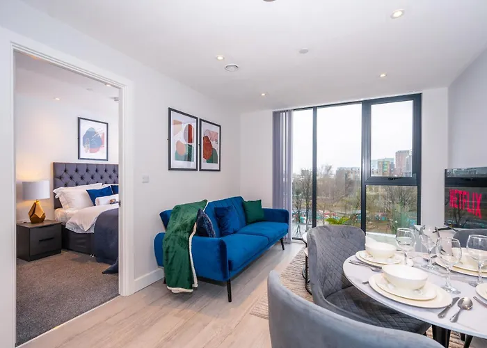 Apartament Cosy 1 Bed - Perfect For Long By Valore Services Manchester