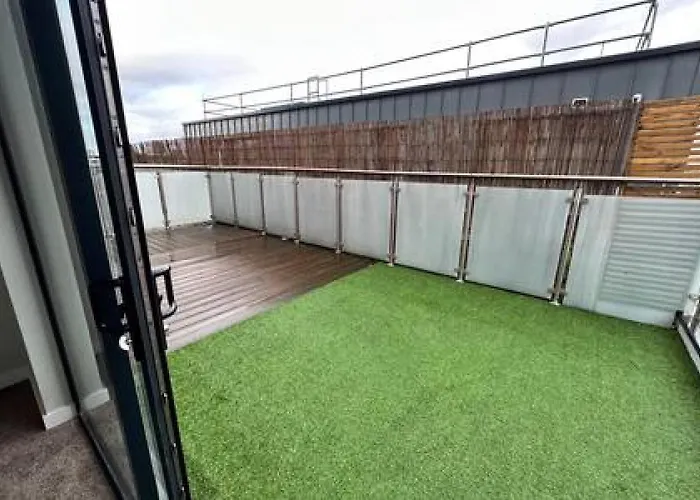 公寓 Large 1 Bed Mcr And Huge Terrace Sleeps 4