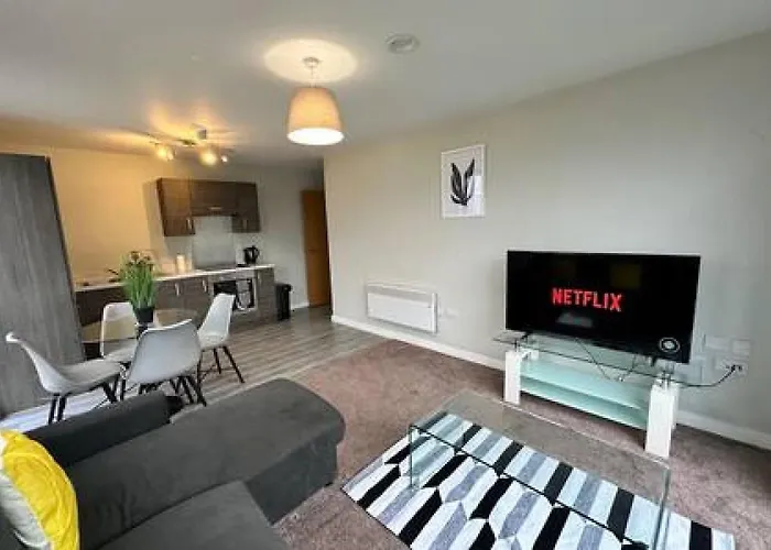 Large 1 Bed Mcr And Huge Terrace Sleeps 4 Διαμέρισμα Μάντσεστερ