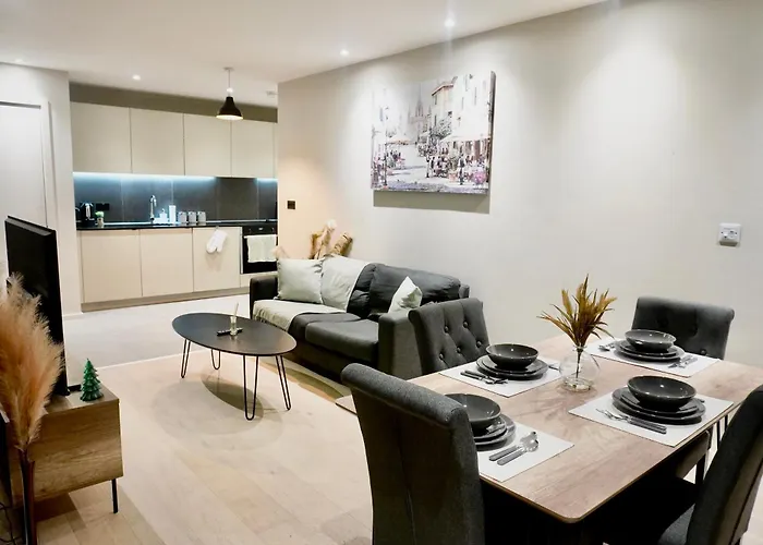 Apartmán Luxury 2 Bed With Balcony Manchester