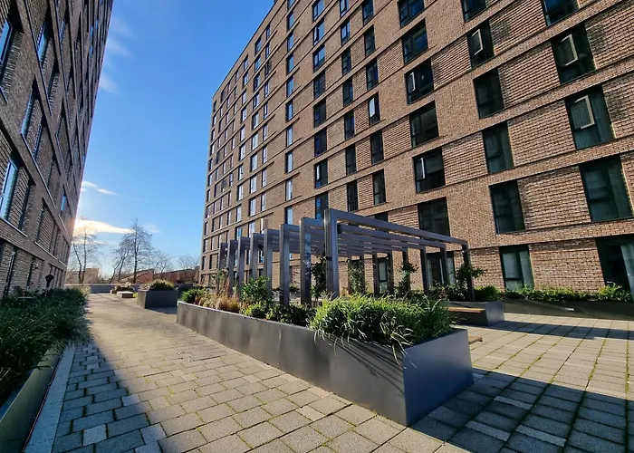 아파트 Trafford Modern 1 Bed With Cinema 맨체스터