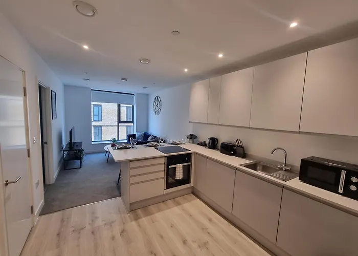 Trafford Modern 1 Bed With Cinema 아파트 맨체스터