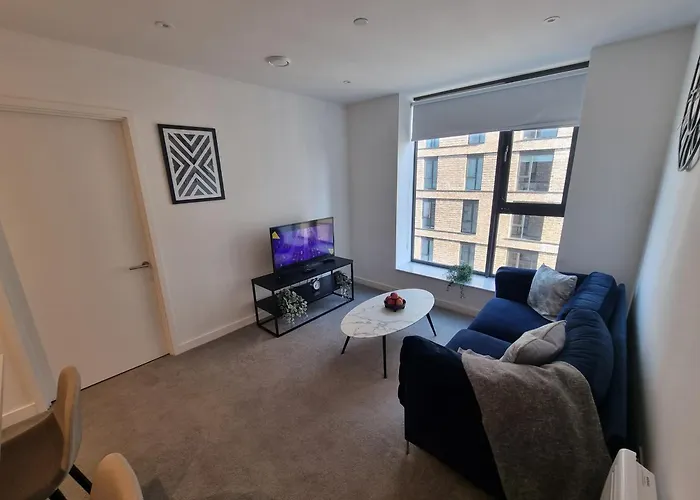 Trafford Modern 1 Bed With Cinema Daire Manchester