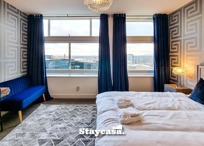 Modern Centre Stunning 18th Floor View Daire *