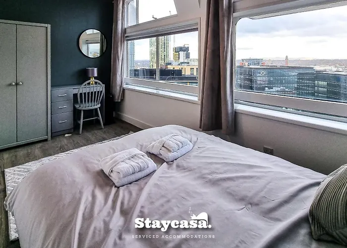 Modern Centre Stunning 18th Floor View * 맨체스터