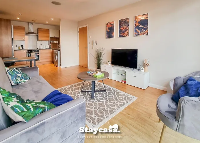Apartman Modern Aesthetic Cosy Near Centre Manchester