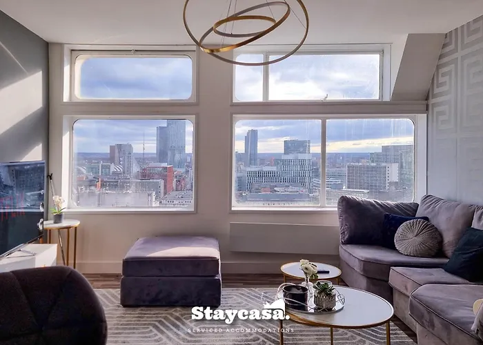 Daire Luxury Penthouse Skyline 23rd Floor Manchester