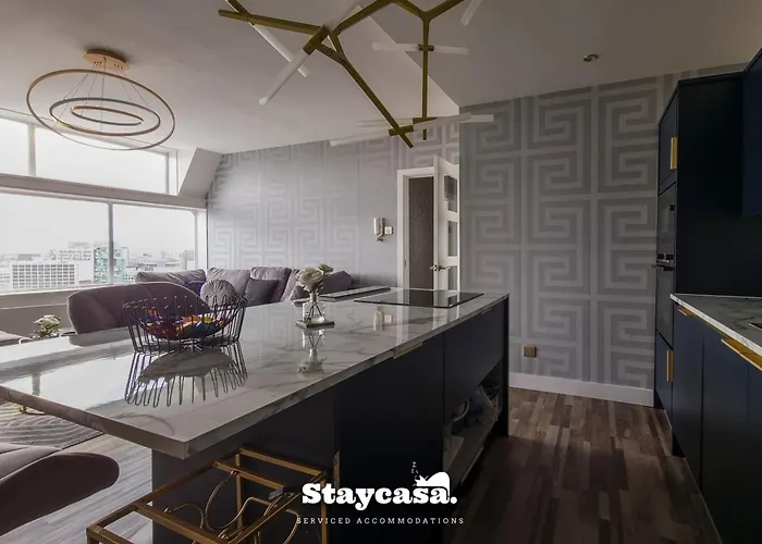 Luxury Penthouse Skyline 23rd Floor Appartement Manchester