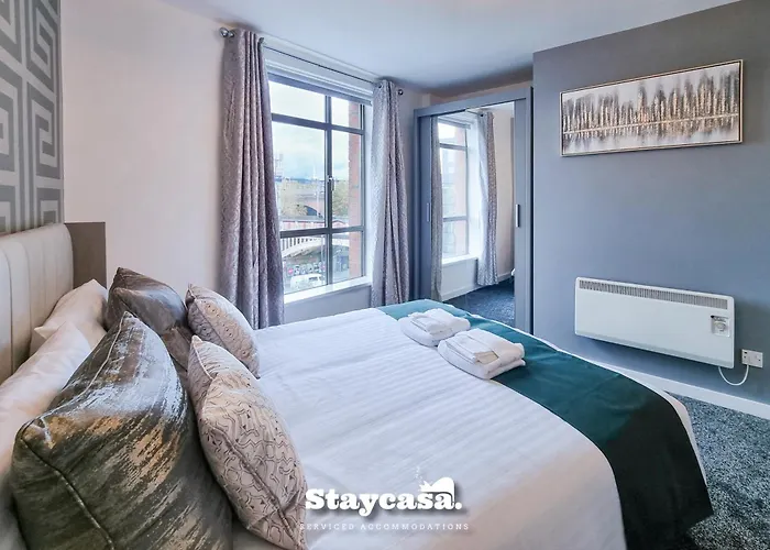 Luxury Deansgate Canal View & Free Parking