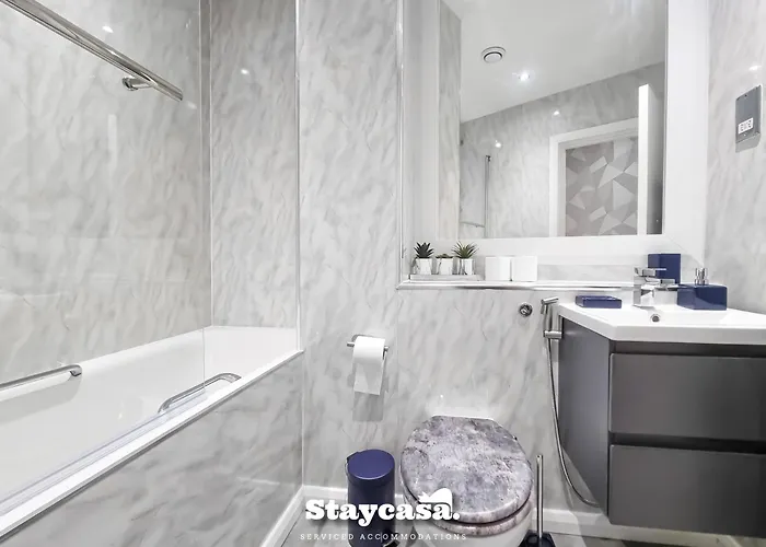 Luxury Deansgate Canal View & Free Parking Apartamento *