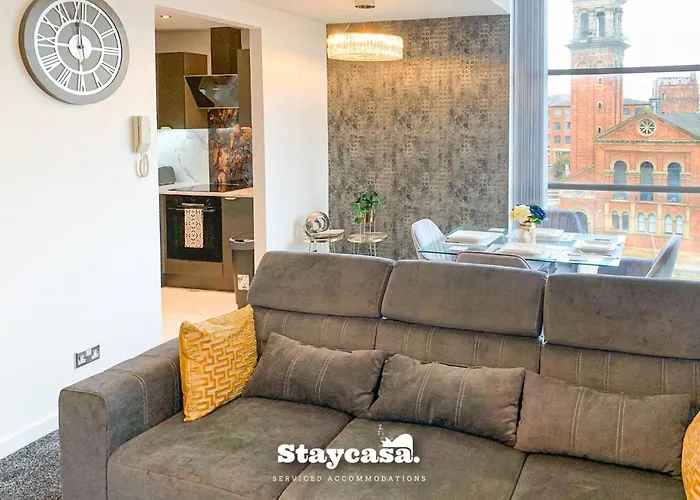 Luxury Deansgate Canal View Free Parking Apartamento *