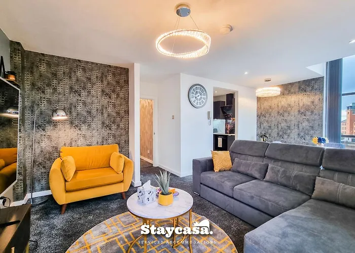 Luxury Deansgate Canal View & Free Parking 맨체스터