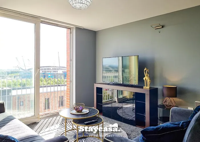 Luxury Sportcity Amazing Views With Parking Daire