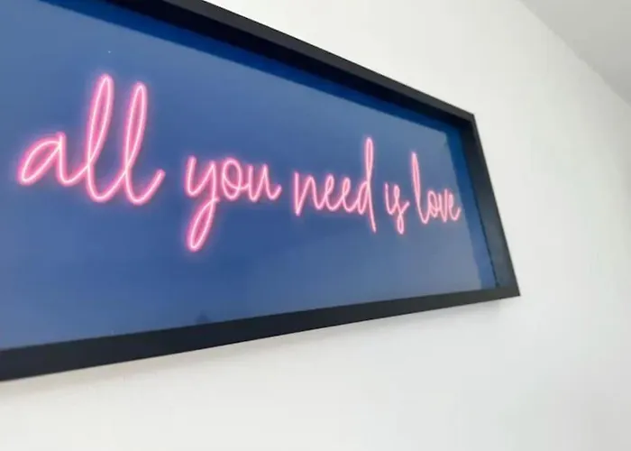 Chic 1 Bed Mcr Ap W/balcony- Sleeps 4 * Mánchester