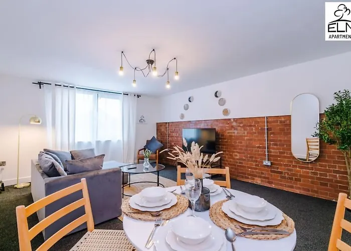 Luxurious 1-bedroom Apartment, Sleeps 4, Free Parking Μάντσεστερ