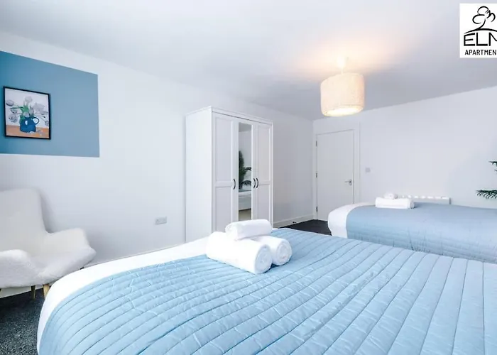 Luxurious 1-bedroom Apartment, Sleeps 4, Free Parking * Μάντσεστερ
