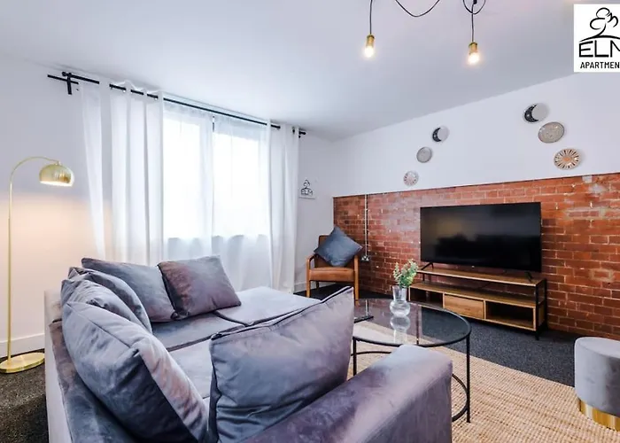 Luxurious 1-bedroom Apartment, Sleeps 4, Free Parking Apartament Manchester
