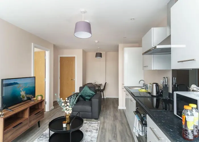 شقة Bright & Modern 1 Bed In مانشستر