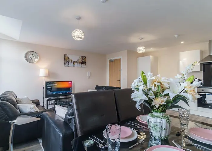 아파트 Bright 1 Bed Flat - Sleeps 3 *