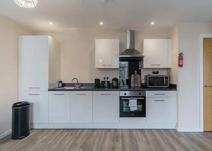 شقة Bright 1 Bed Flat - Sleeps 3