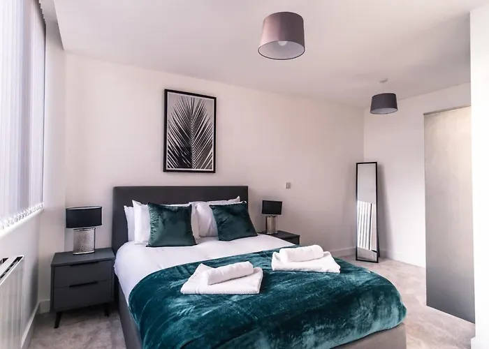 Apartament Zeni, Alexandra Rise Slick 1 Bed Manchester