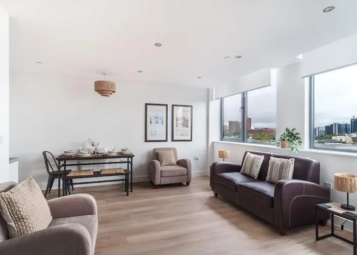 Zeni, Alexandra Rise Fab 1br Flat * Mánchester