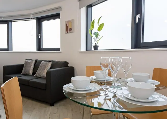 Stunning 2 Bed In Salford Amazing Views Apartmán