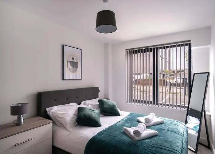 Zeni, Alexandra Rise Neat 1 Bed 아파트 맨체스터