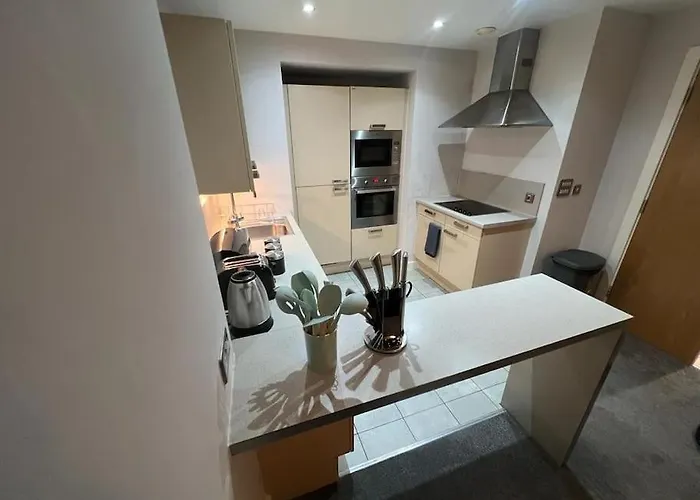 Apartman Ao Arena Flat Manchester, With Parking