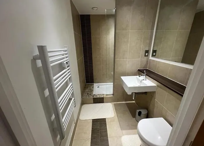 Ao Arena Flat Manchester, With Parking مانشستر