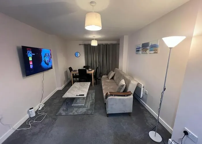 Ao Arena Flat Manchester, With Parking *