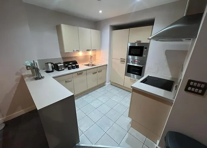 Ao Arena Flat Manchester, With Parking مانشستر