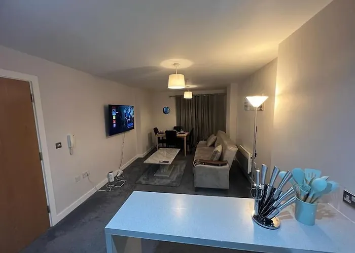 Ao Arena Flat Manchester, With Parking *