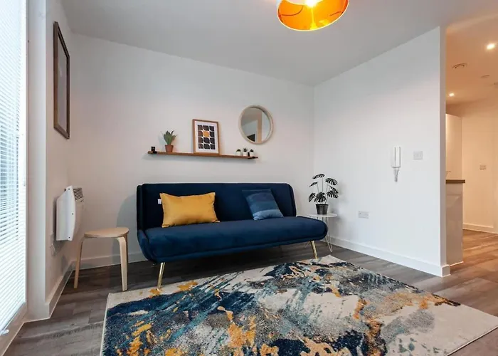 Modern 2 Bed Flat 5min To Old Trafford Stadium Appartement Manchester