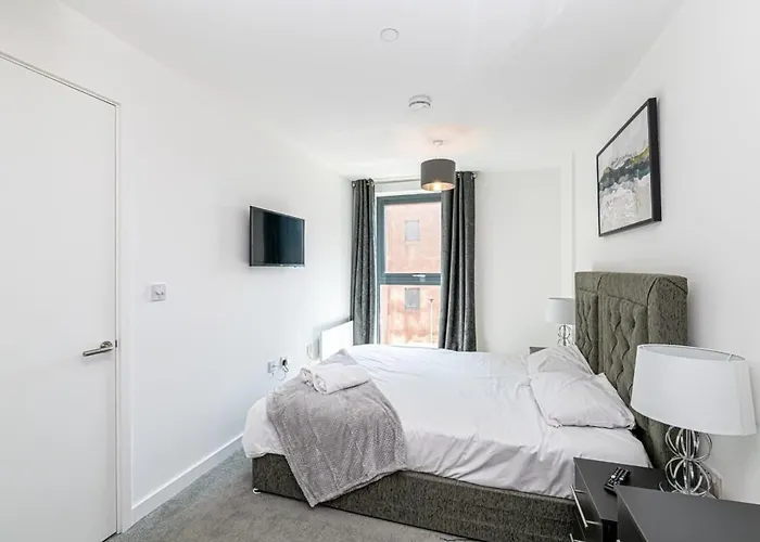 Daire Stylish 2 Bedroom By Old Trafford Manchester