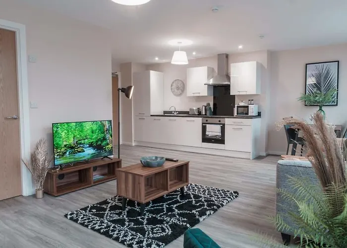 Daire Contemporary 2 Bed - Sleeps 4 Manchester