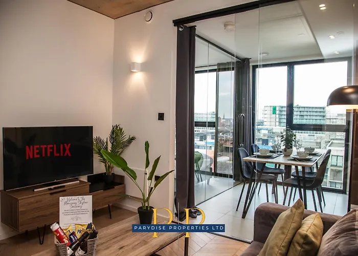 Deansgate Luxury - Modern & Warm 1-bed - Ideal For Business Or Work - Presented By Parydise 아파트 맨체스터