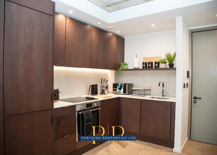 Deansgate Luxury - Modern & Warm 1-bed - Ideal For Business Or Work - Presented By Parydise Appartamento *