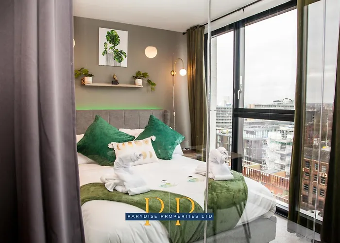 Deansgate Luxury - Modern & Warm 1-bed - Ideal For Business Or Work - Presented By Parydise * Manchester