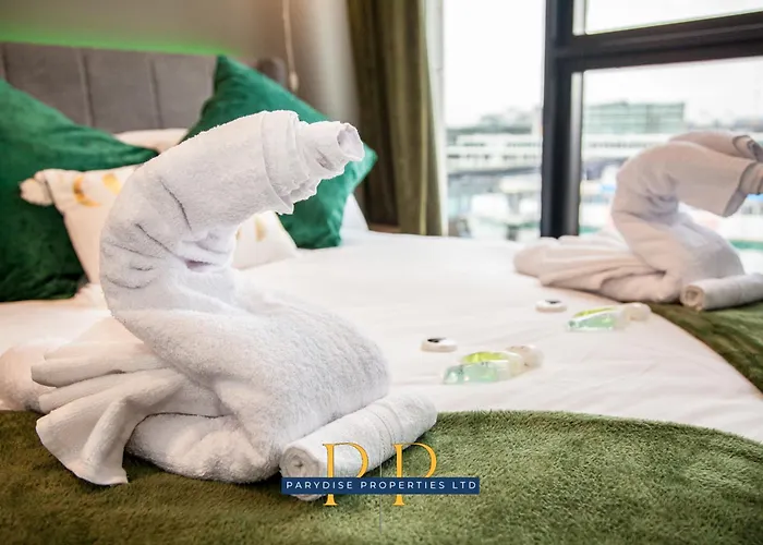 아파트 Deansgate Luxury - Modern & Warm 1-bed - Ideal For Business Or Work - Presented By Parydise 맨체스터
