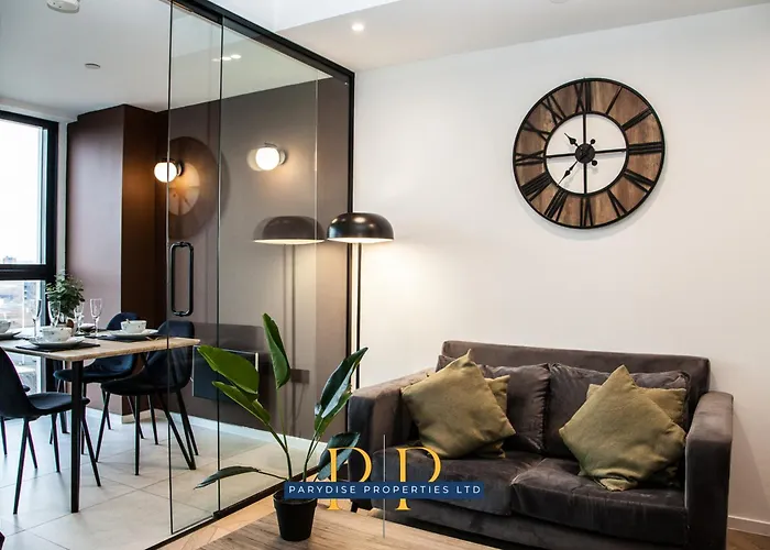 Deansgate Luxury - Modern & Warm 1-bed - Ideal For Business Or Work - Presented By Parydise 아파트 *