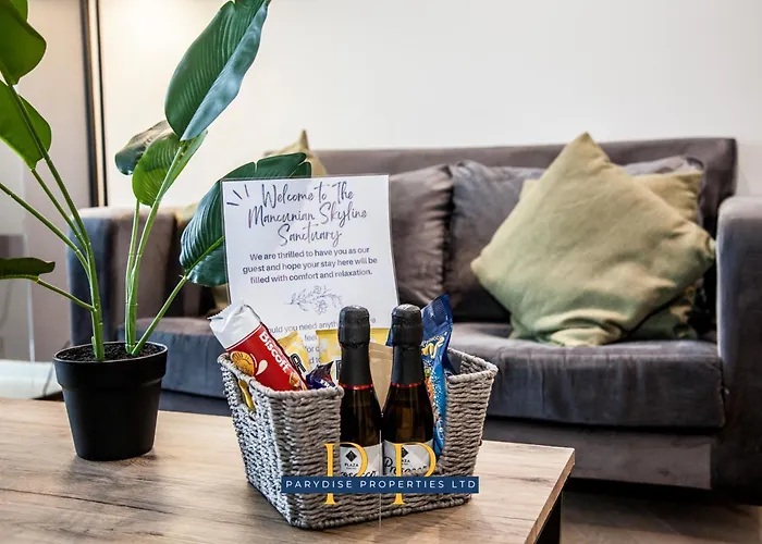 아파트 Skyview - Luxury & Modern 1-br Urban By Parydise 맨체스터