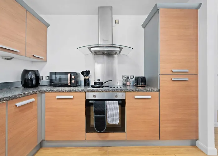 Apartmán Modern 2bed Northern Quarter, Long Stays, Contractors Manchester