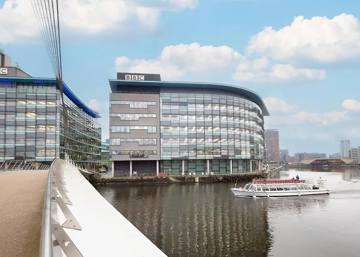 Apartmán Stylish Mediacity 2bed, Sleeps 6, Amazing Views