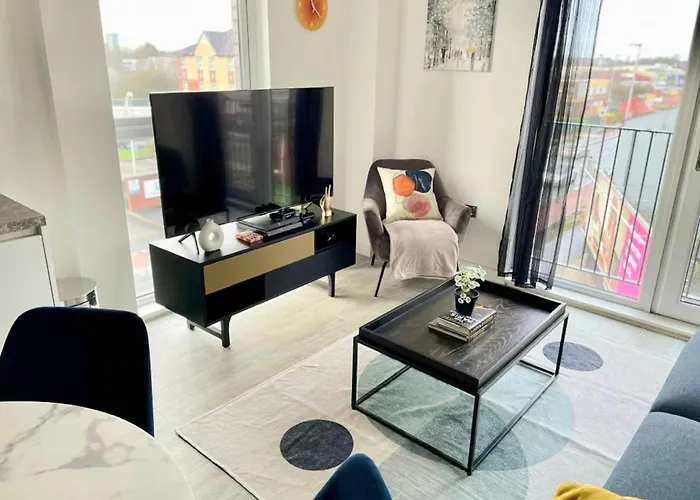 Apartmán 1b-steps To Uni&stadium- Wi-fi Netflix Breakfast Manchester