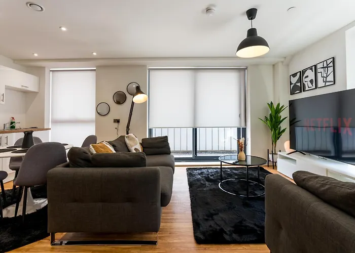 Apartament Drillzstays - Salford Quays Free Parking