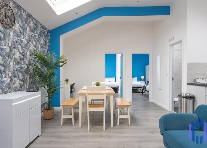 Santorini Blues By Cefas - Free Parking - - Near Airport