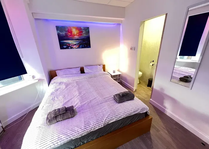 Lux Super King Private Bath Mediacity, Mufc, Salford Homestay szállás Manchester