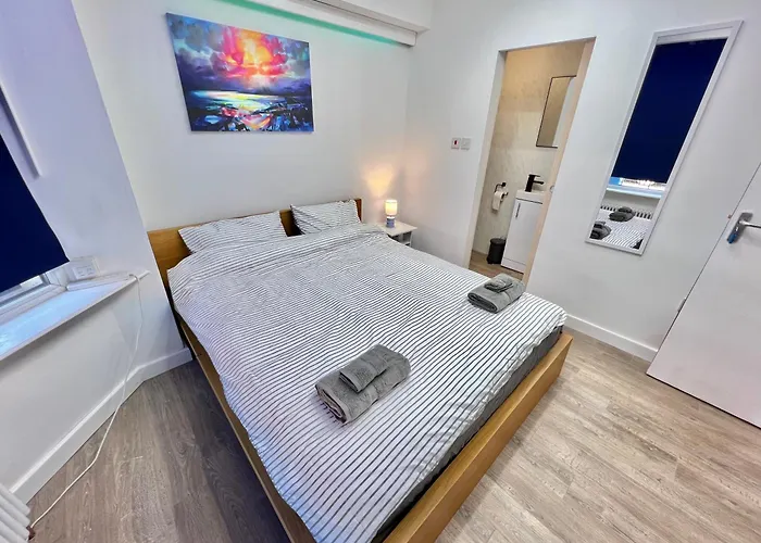 Homestay szállás Lux Super King Private Bath Mediacity, Mufc, Salford